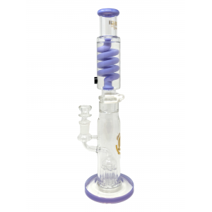 15" High Point Glass Freezable Coil Tree Perc Water Pipe - [PHX449]